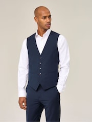 Skopes Blue Rozario Suit Waistcoat - Image 1 of 4
