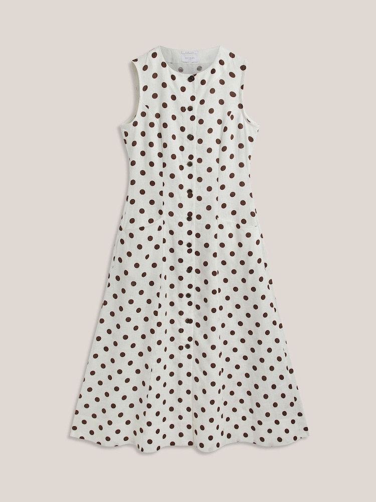 Hobbs Brown Carmen Dress - Image 9 of 9