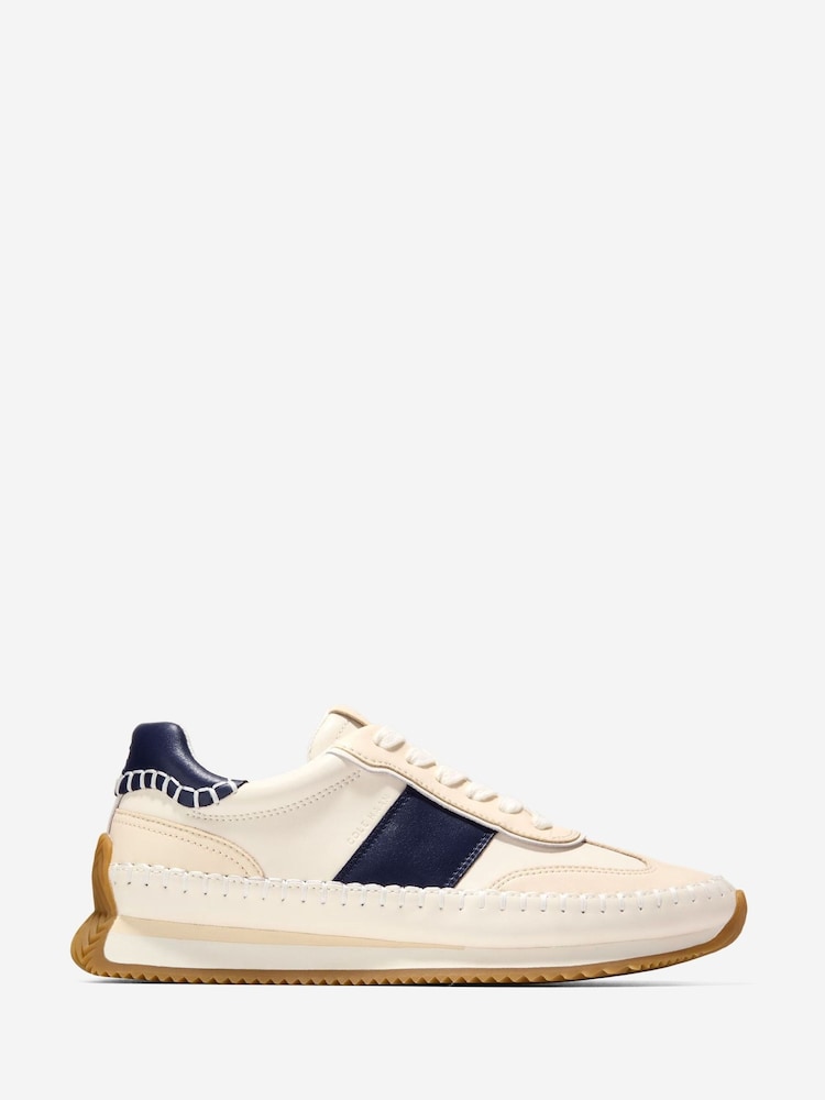 Cole Haan Cream Grandpro Premier Runner Trainer - Image 1 of 6