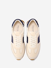 Cole Haan Cream Grandpro Premier Runner Trainer - Image 4 of 6