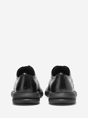 Cole Haan Black Grand Plus Wingtip Oxford Shoes - Image 3 of 6