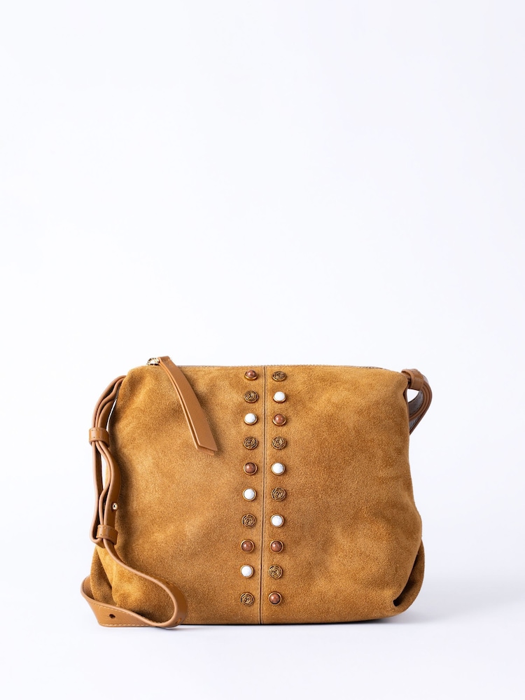 Lakeland Leather Light Brown Buttermere Cross-Body Bag - Image 1 of 8 Lakeland Leather Light Brown Buttermere Cross-Body Bag - Image 1 of 8