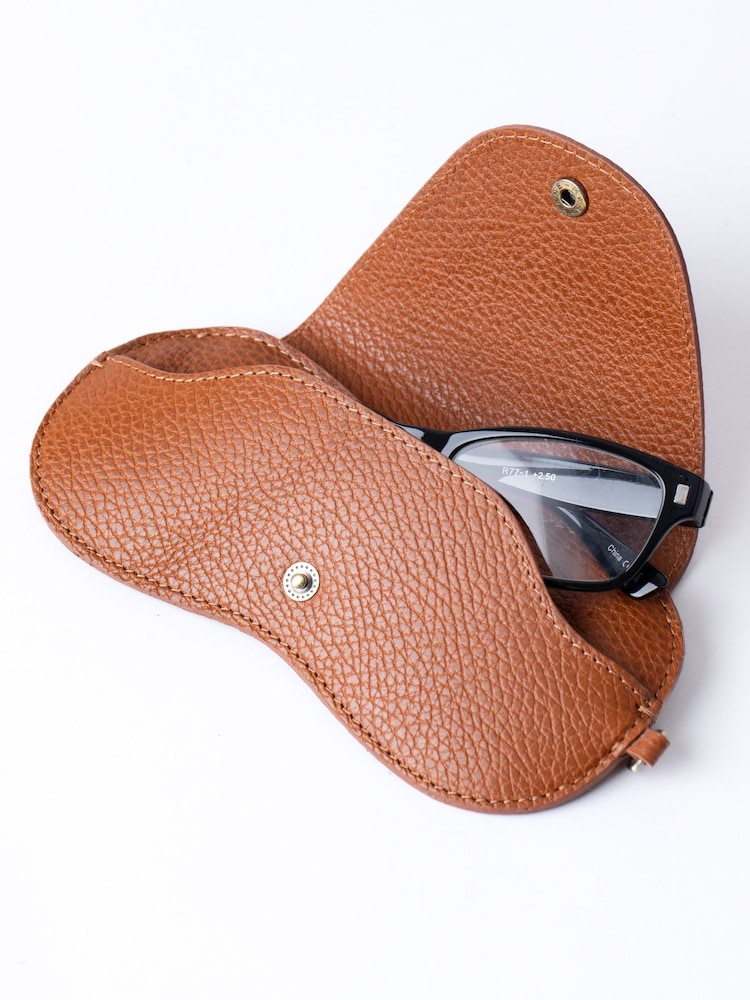 Lakeland Leather Brown Tarraby Glasses Case - Image 2 of 6