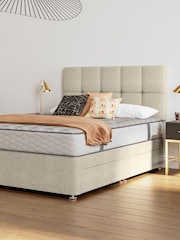 Sealy Silver Fox Ortho Plus Memory Firm  Drawer Divan Set - Image 1 of 7