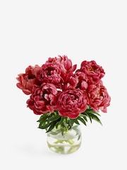 Red Peonies 10 Stem Flower Letterbox Bouquet - Image 3 of 4