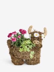 Hamish Highland Cow Sissal Basket - Image 3 of 4