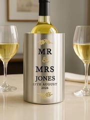Personalised Personalised Wedding Wine Cooler by PMC - Image 1 of 3