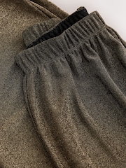Gold Wide Leg Lurex Trousers - Image 7 of 8