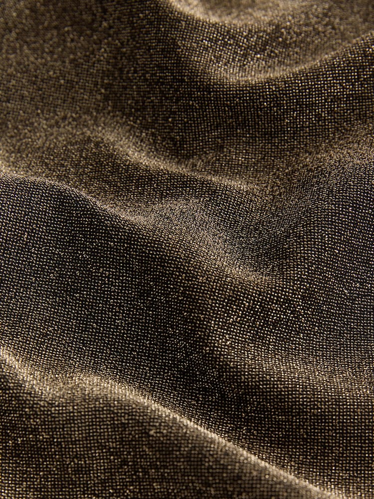 Gold Wide Leg Lurex Trousers - Image 8 of 8 Gold Wide Leg Lurex Trousers - Image 8 of 8