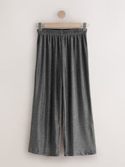 Silver Wide Leg Lurex Trousers - Image 5 of 7