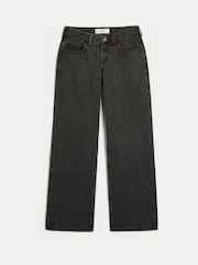 Hollister Black Low Rise Baggy Jeans - Image 4 of 4