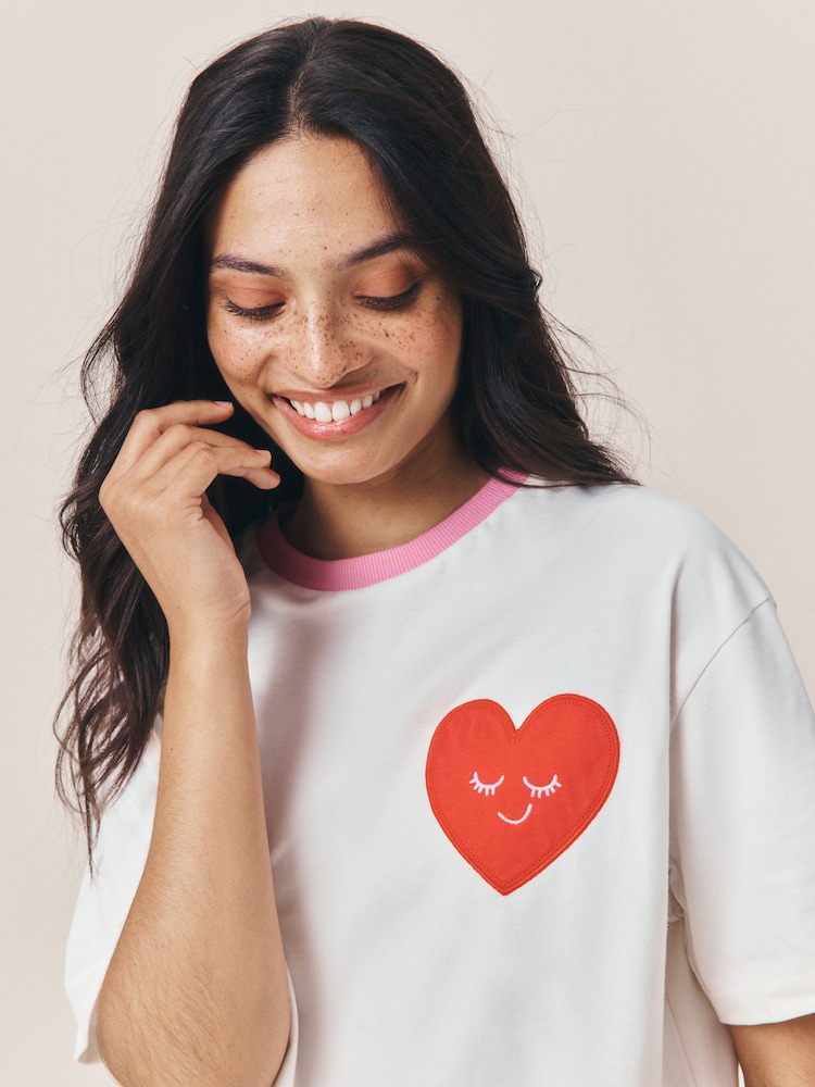 Little Bird by Jools Oliver White Boxy T-Shirt - Image 3 of 3