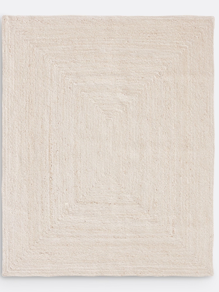 La Redoute Intérieurs Bleached Aftas Bleached Jute Rug - Image 2 of 4