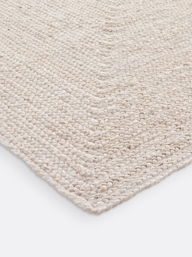 La Redoute Intérieurs Bleached Aftas Bleached Jute Rug - Image 4 of 4