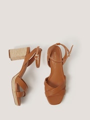 Monsoon Brown Dafne Espadrille Platform Sandals - Image 1 of 3