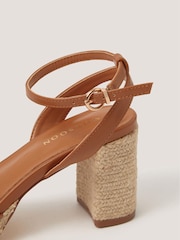 Monsoon Brown Dafne Espadrille Platform Sandals - Image 3 of 3