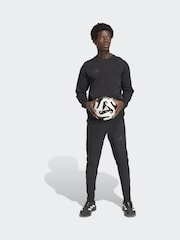 adidas Black Tiro Travel Crew Neck Sweatshirt - Image 3 of 7