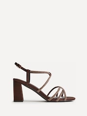 Linzi Brown Leyla Diamante Strappy Heeled Sandals - Image 2 of 5