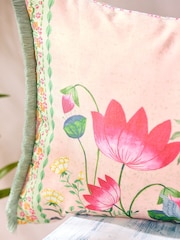 Joe Browns Pink Herons Haven Reversible Cushion - Image 3 of 9