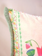 Joe Browns Pink Herons Haven Reversible Cushion - Image 4 of 9