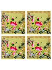 Joe Browns 4 Pack Green Herons Haven Napkins - Image 2 of 6