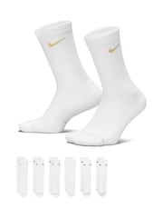 Blanco - Calcetines Nike Everyday Cuello redondo 6 Pack - Imagen 1 de 3