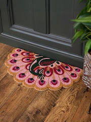 Joe Browns Pink Pretty Peacock Doormat - Image 1 of 5