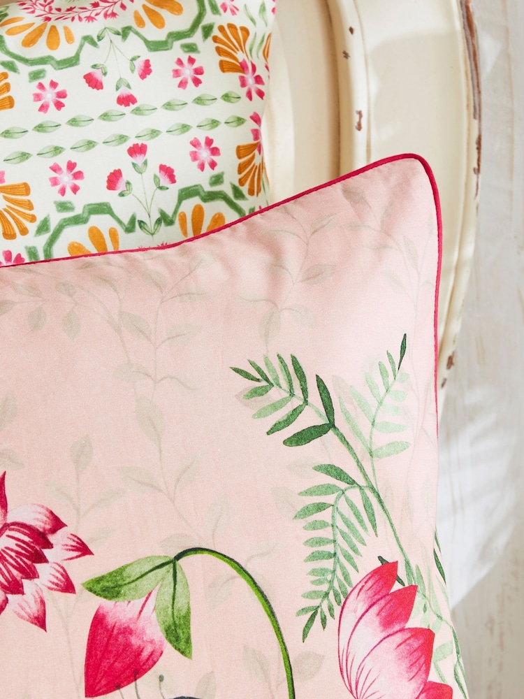 Joe Browns Pink Herons Haven Cotton Reversible Duvet Cover and Pillowcase Set - Image 6 of 6