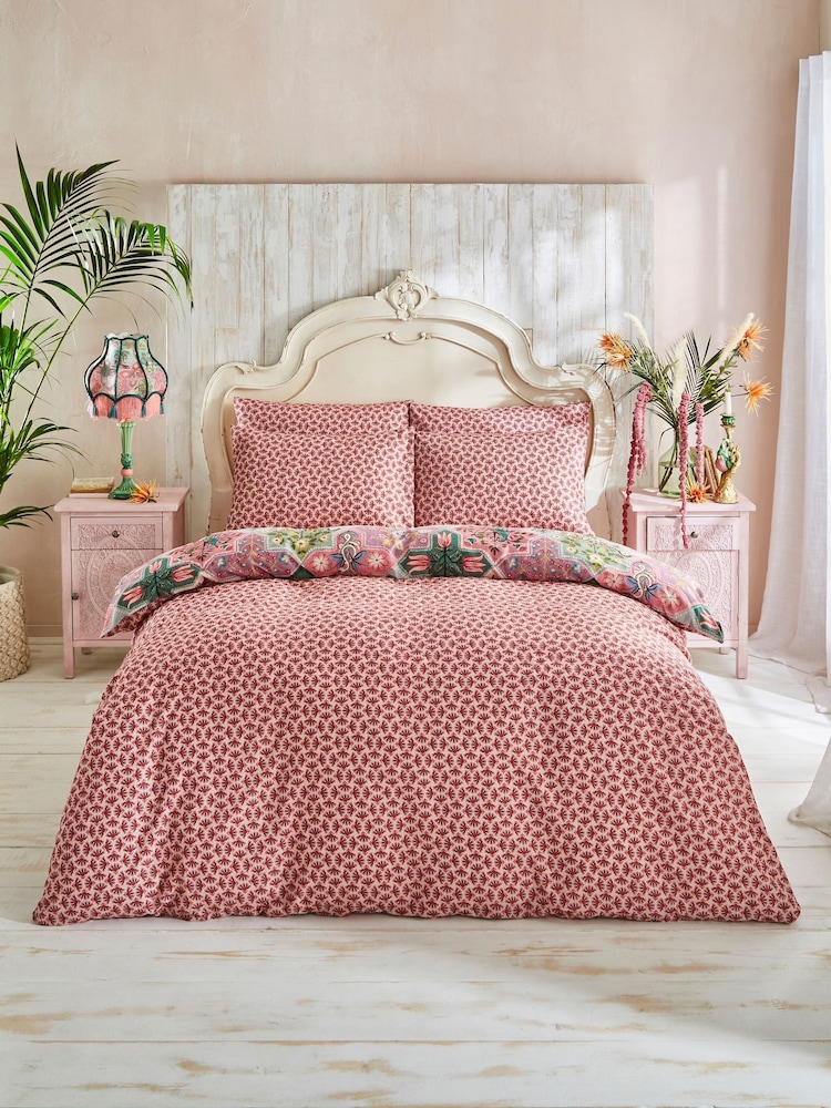 Joe Browns Multi Animals Of India Cotton Reversible Duvet Cover and Pillowcase Set - Image 2 of 6