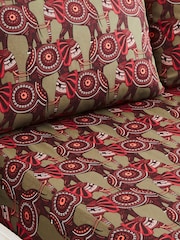Joe Browns Fuchsia Floral Elephant Cotton Matching Bedding - Image 3 of 3