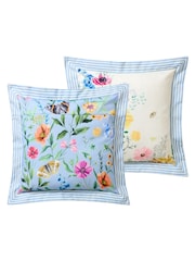Joe Browns Blue Spring Meadows Reversible Cushion - Image 4 of 6
