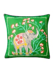 Joe Browns Aqua Beautifully Bold Reversible Garden Cushion - Image 6 of 7