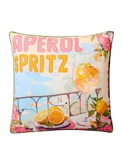 Joe Browns Orange Aperol Spritz Reversible Garden Cushion - Image 6 of 7