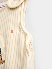 Jojo Maman Bébé Yellow Stripe Paddington™ 2.5 Tog Baby Sleeping Bag - Image 3 of 4