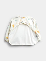 JoJo Maman Bébé Sage Green Safari 2-Pack Sleeve Bib Set - Image 4 of 7