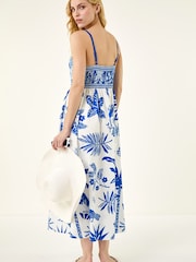 Roman Pineapple Palm Strappy Midi Dress - Imagen 3 de 5