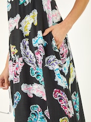 Roman Feather Print Ric Rac Maxi Dress - Imagen 5 de 5