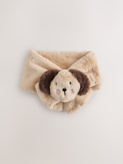 Brun Hund - Novelty Character Scarf (3-10yrs) - Billede 1 af 3