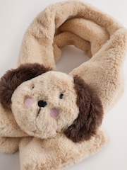 Brun Hund - Novelty Character Scarf (3-10yrs) - Billede 3 af 3