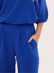 Star by Julien MacDonald Blue Airflow Wide Leg Trousers - Image 4 of 5