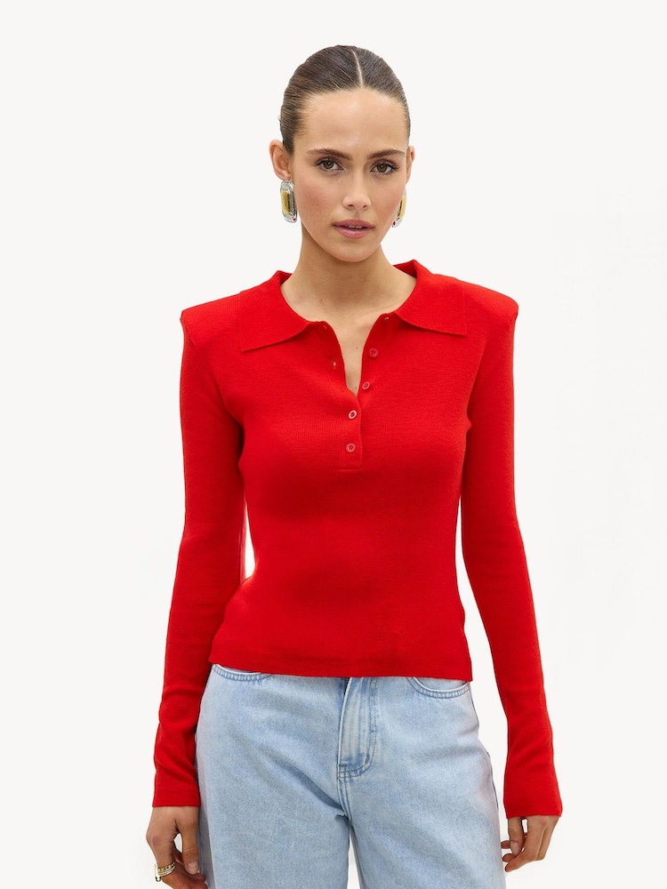 LOAVIES Red Unlock Your Soul Top - Image 2 of 5