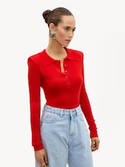 LOAVIES Red Unlock Your Soul Top - Image 3 of 5