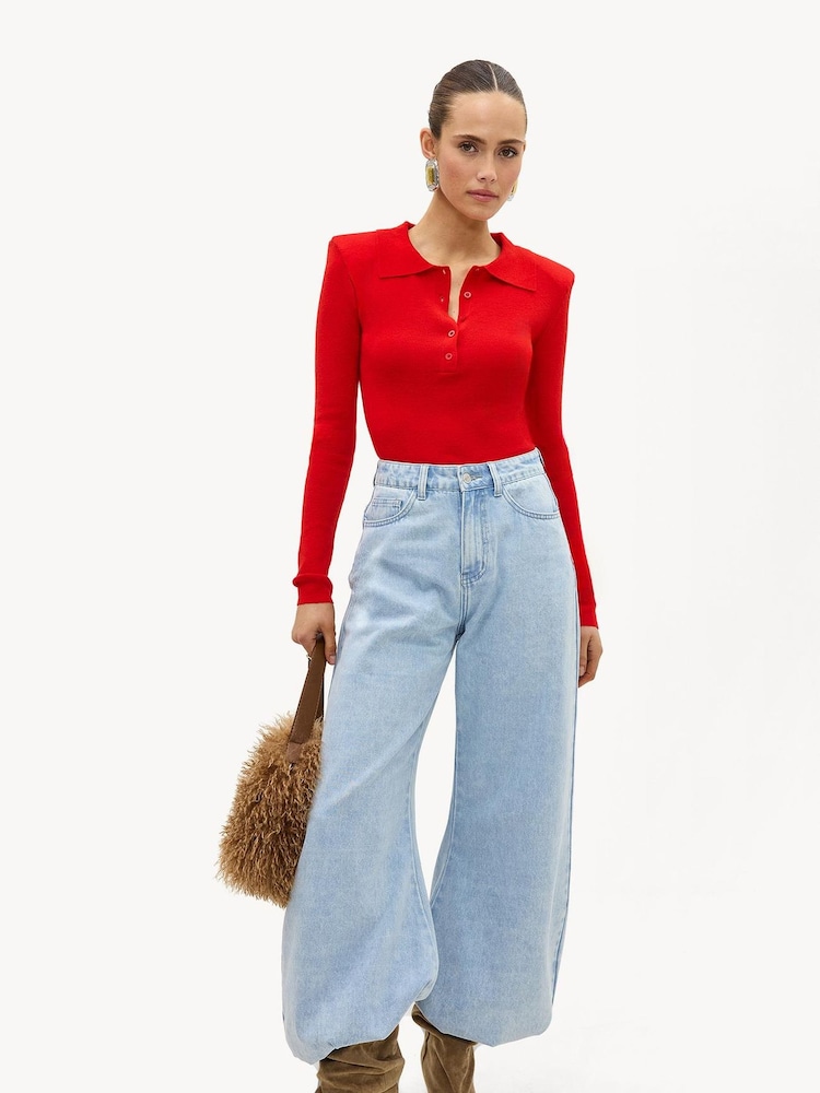 LOAVIES Red Unlock Your Soul Top - Image 5 of 5