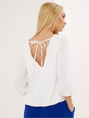 Star by Julien MacDonald White Bubble Hem Top - Image 3 of 5