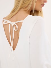 Star by Julien MacDonald White Bubble Hem Top - Image 4 of 5
