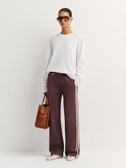 Rag & Bone Brown Miramar Terry Track Pull On Joggers - Image 1 of 7