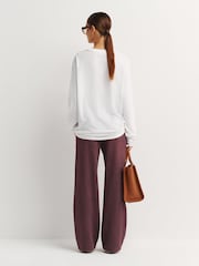 Rag & Bone Brown Miramar Terry Track Pull On Joggers - Image 4 of 7