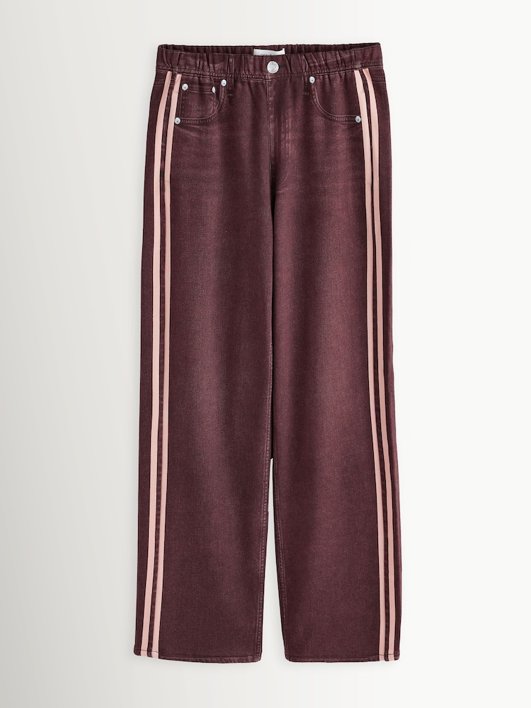 Rag & Bone Brown Miramar Terry Track Pull On Joggers - Image 7 of 7 Rag & Bone Brown Miramar Terry Track Pull On Joggers - Image 7 of 7