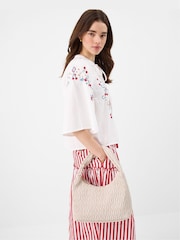 Accessorize Cream Quilted Handbag - Image 3 of 3