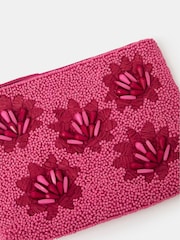 Accessorize Pink Floral Beaded Pouch - Image 2 of 2